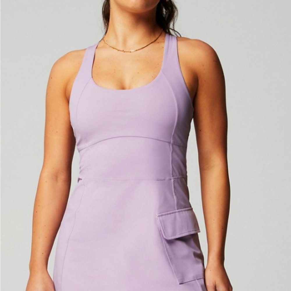 Fabletics Grape Taffy Cargo Dress